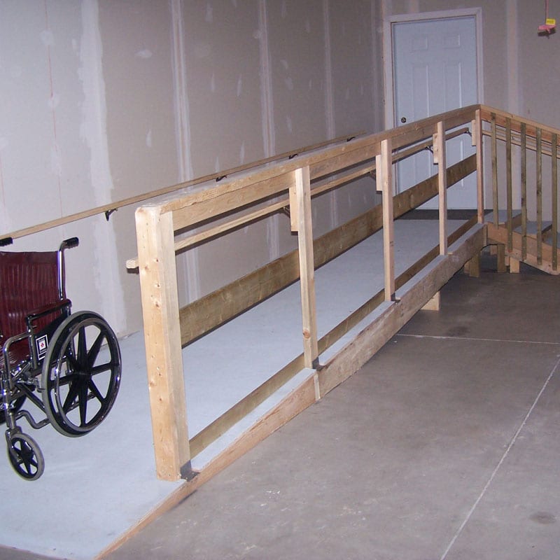 Permanent Wheelchair Ramps Access, Building Code For Wheelchair Ramps Canada